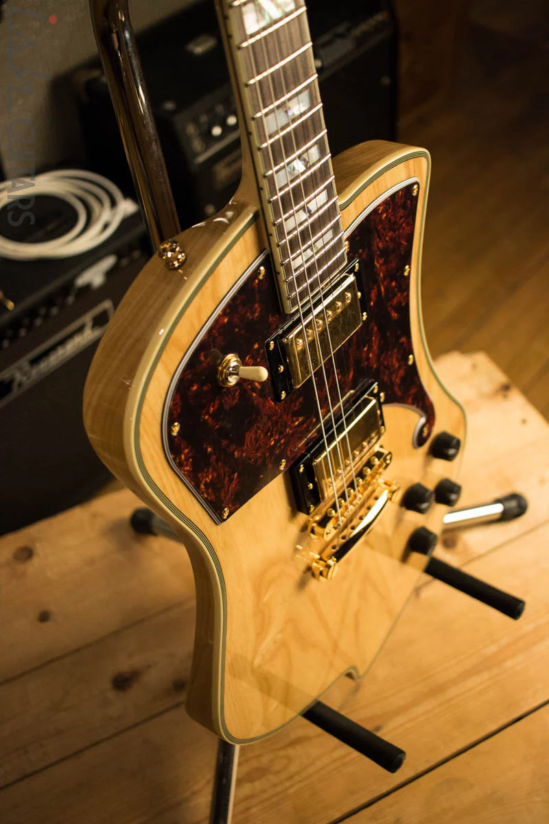 D'Angelico Deluxe Ludlow Swamp Ash Electric Natural Finish - Image 6