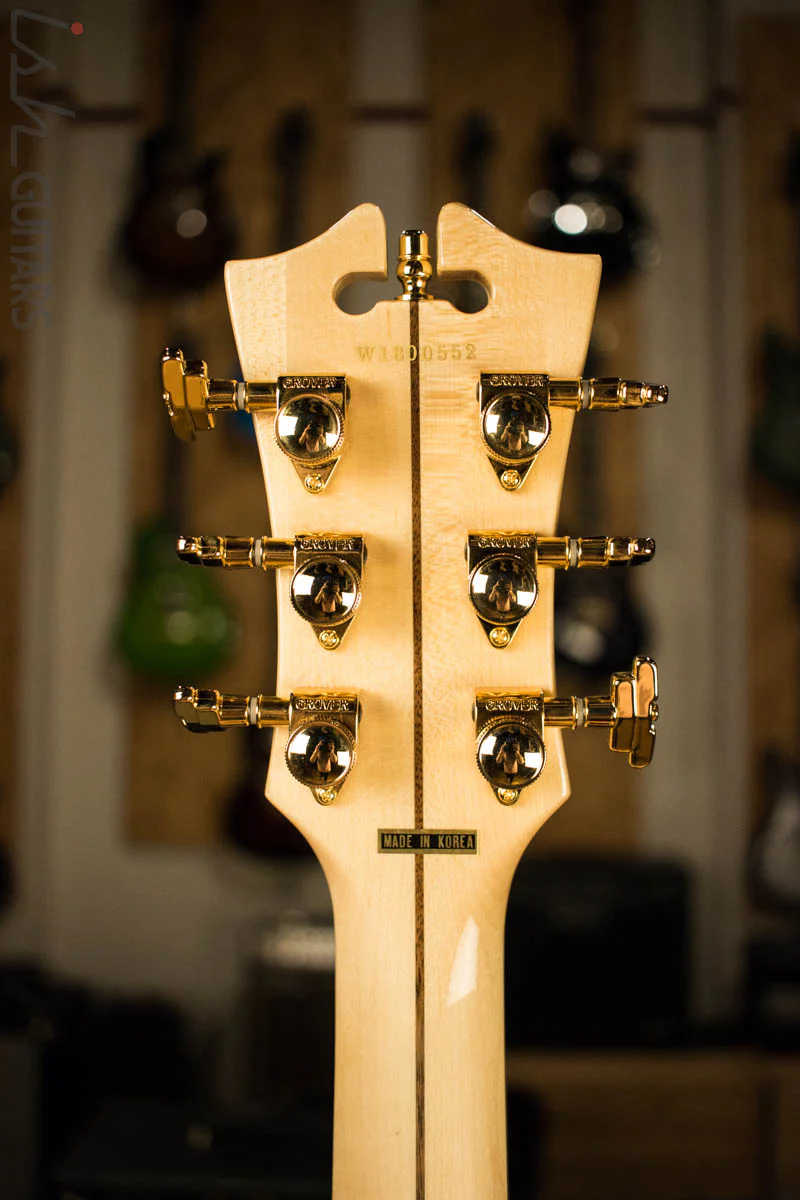 D'Angelico Deluxe Ludlow Swamp Ash Electric Natural Finish - Image 9