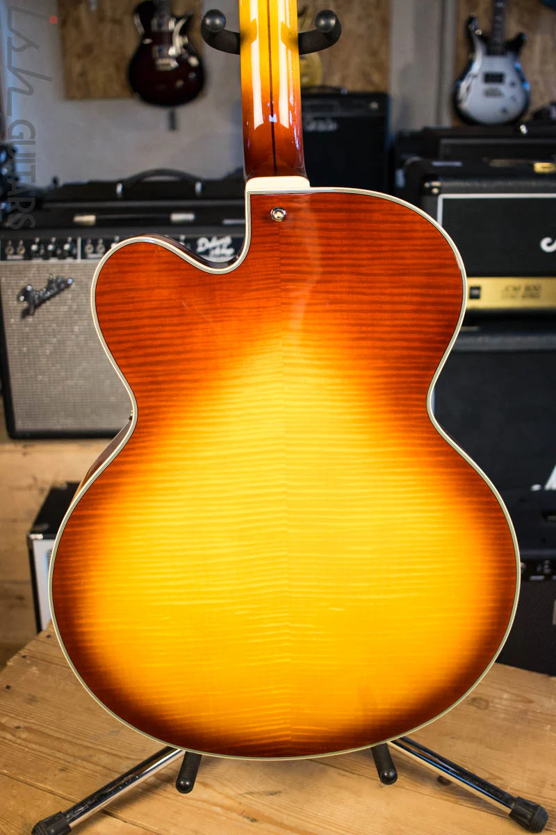 D'Angelico Excel EXL-1 Iced Tea Burst Hollowbody Electric Guitar - Image 7