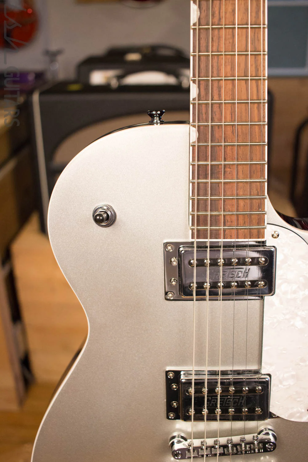 Gretsch G5426 Electromatic Jet Club Electric Guitar Silver Rosewood Fingerboard - Image 3