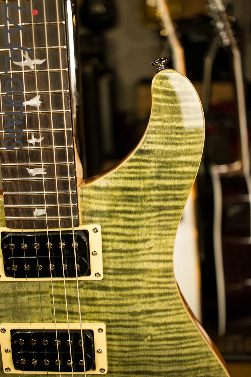 2018 Paul Reed Smith PRS SE Custom 24 Lefty Left Handed - Trampas Green - Image 3