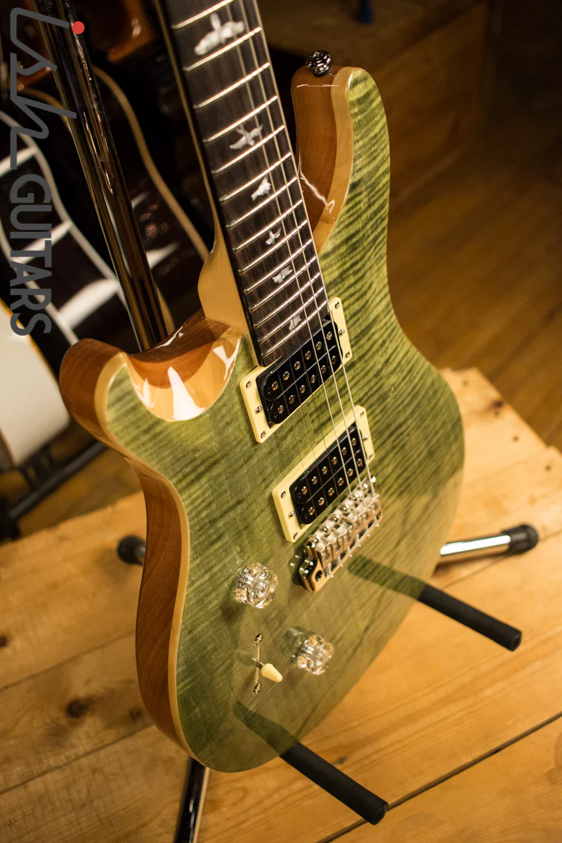 2018 Paul Reed Smith PRS SE Custom 24 Lefty Left Handed - Trampas Green - Image 6