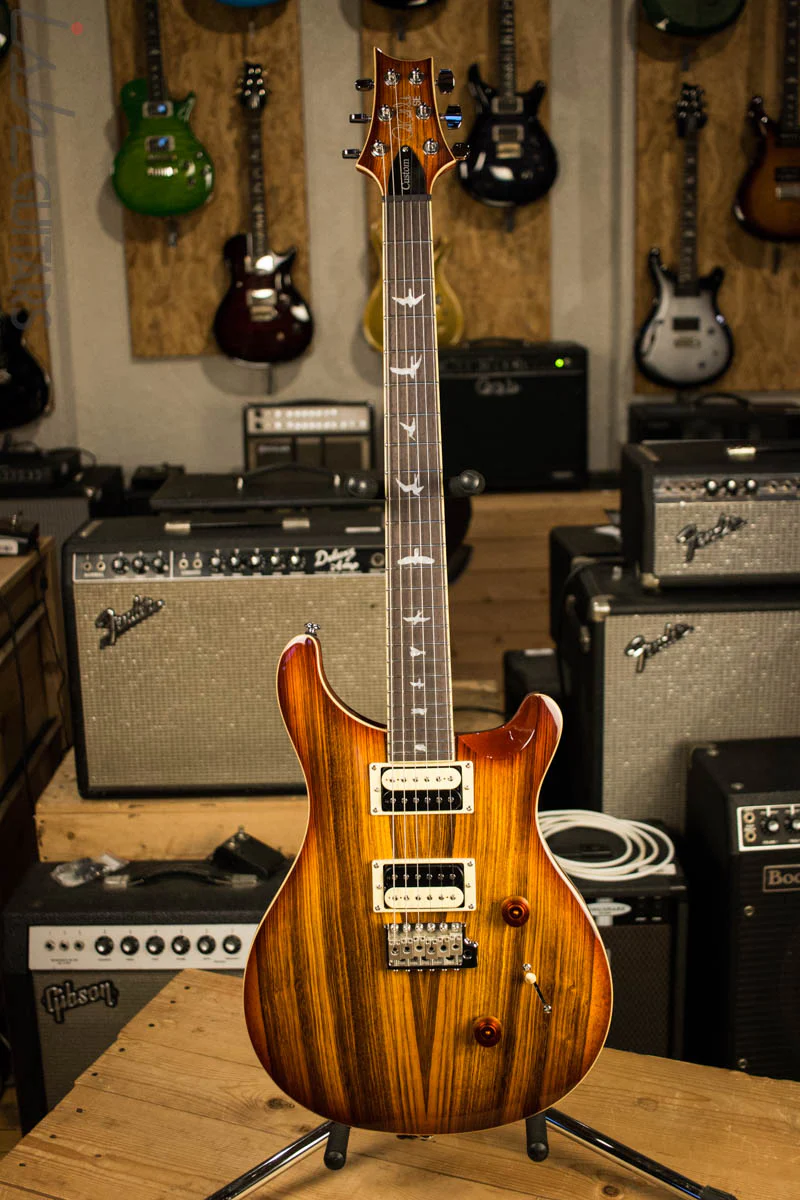 2018 Paul Reed Smith PRS SE Custom 24 - Zebrawood - Image 2