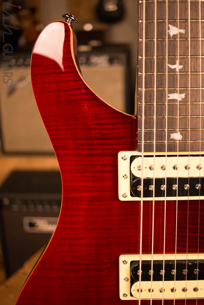 2018 Paul Reed Smith PRS SE Seven - Black Cherry Finish - Image 3
