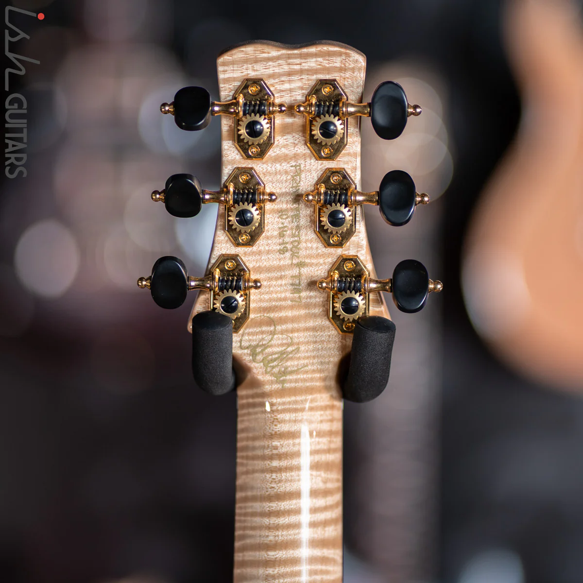 PRS Private Stock Angelus Acoustic Guitar Bear Claw Spruce Custom Inlay - Image 14