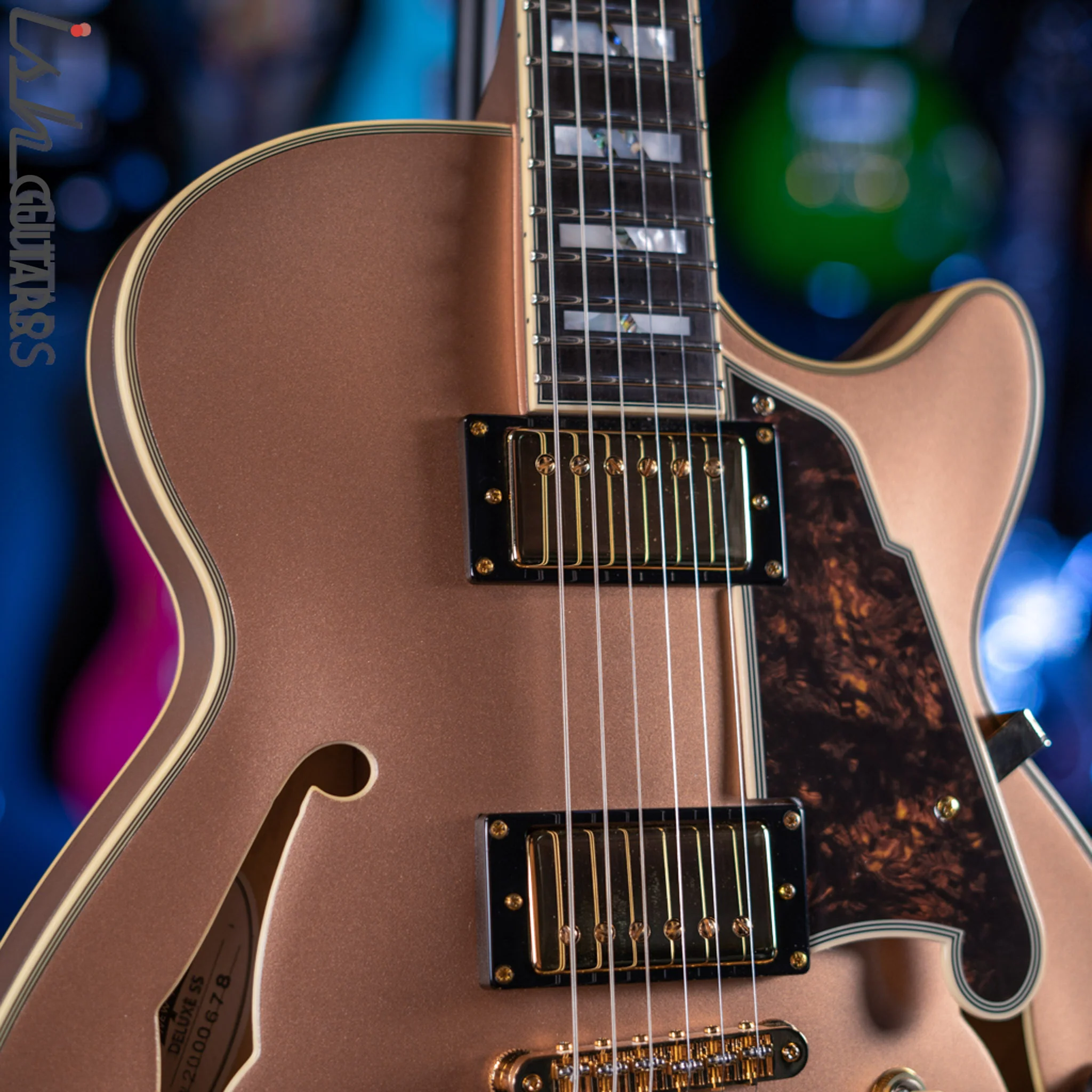 D’Angelico Deluxe SS LTD 11 of 50 Matte Rose Gold - Image 3