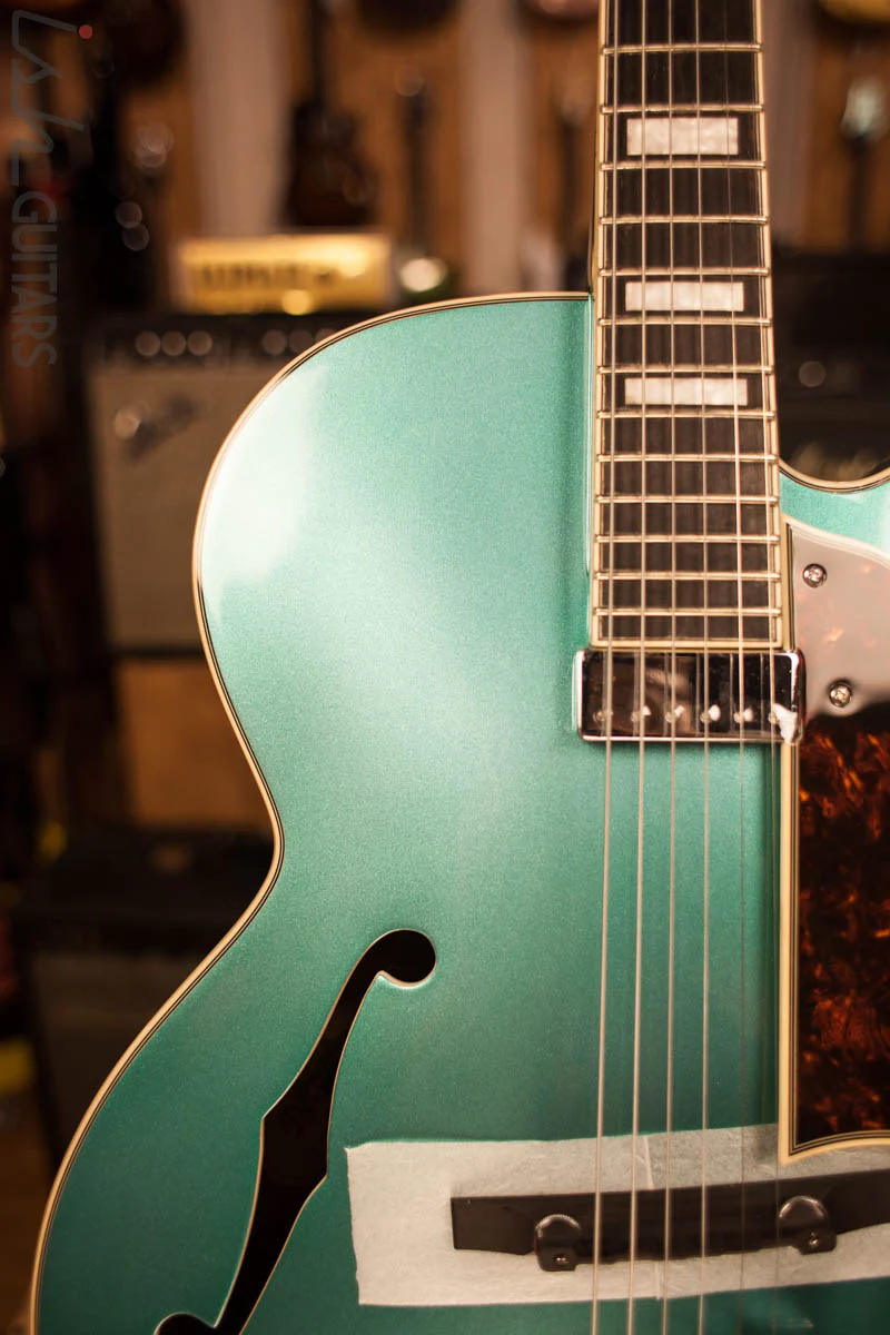 D’Angelico Premier EXL-1 Hollow Body Ocean Turquoise - Image 3