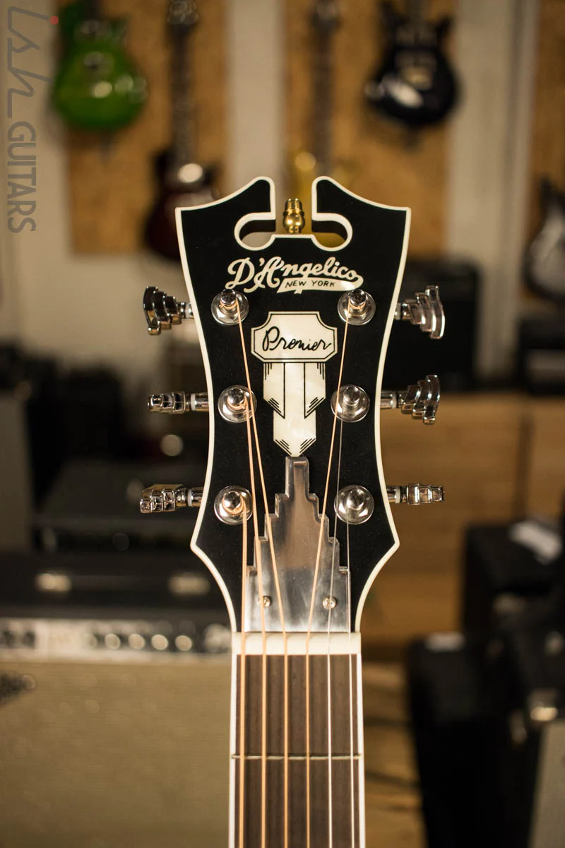 D’Angelico Premier Niagara Acoustic Guitar Natural Mahogany Finish - Image 5