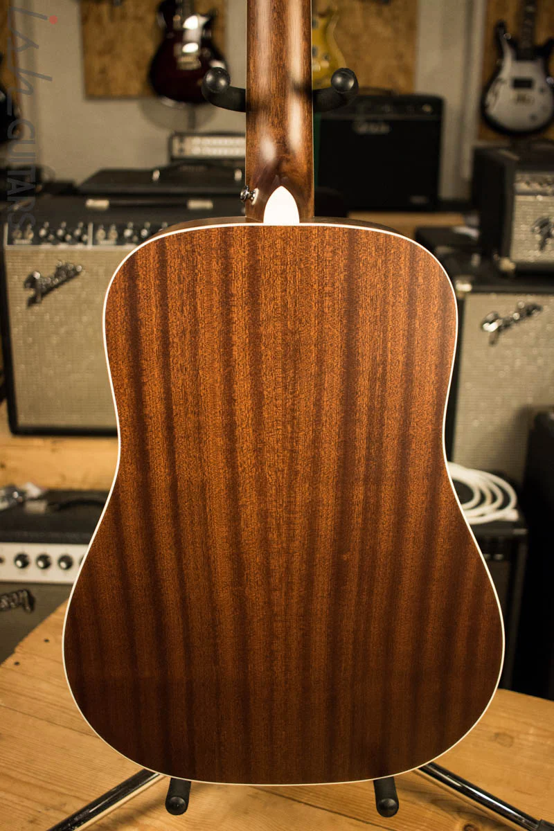D’Angelico Premier Niagara Acoustic Guitar Natural Mahogany Finish - Image 7