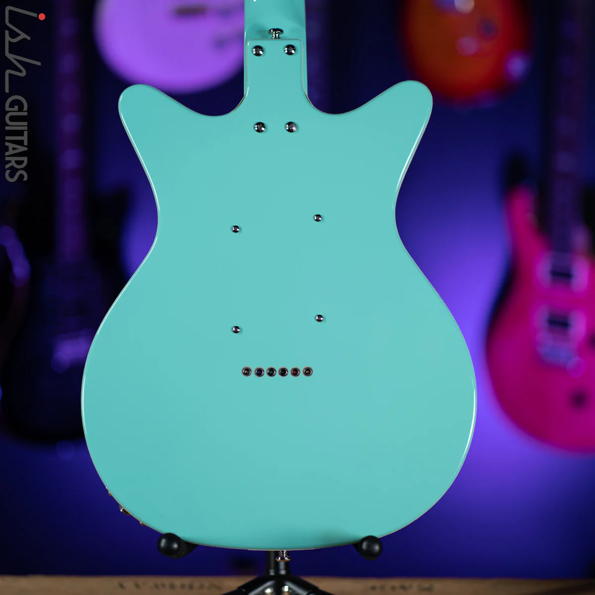 Danelectro 12SDC 12-String Electric Guitar Aqua - Image 8