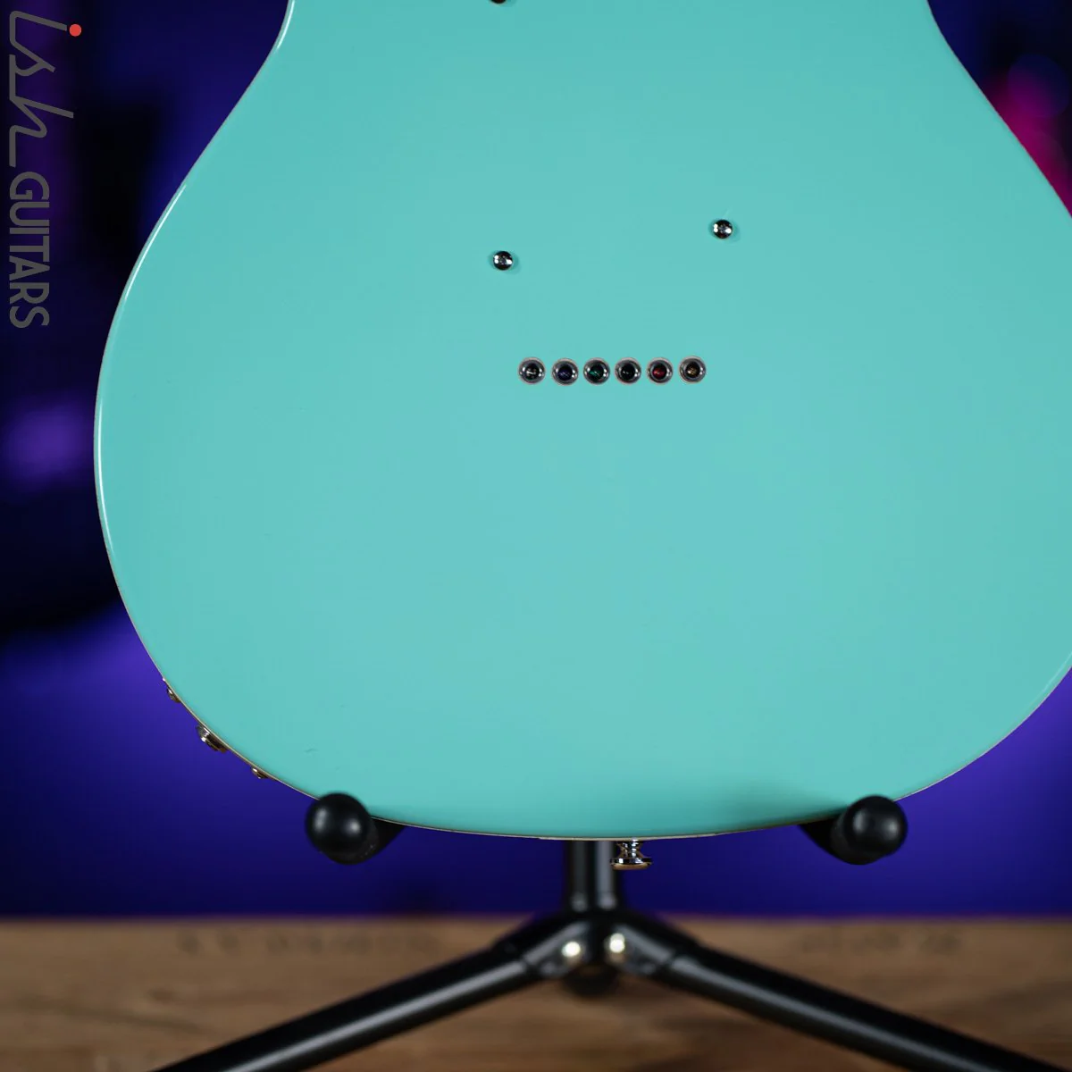 Danelectro 12SDC 12-String Electric Guitar Aqua - Image 10