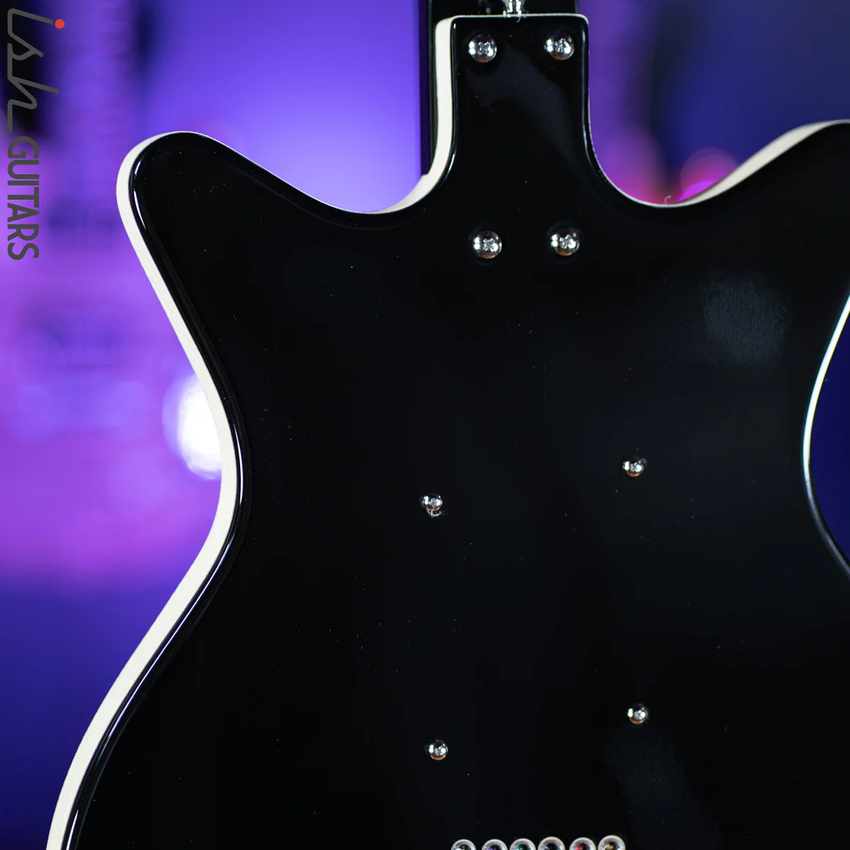 Danelectro 12SDC 12-String Electric Guitar Black - Image 9