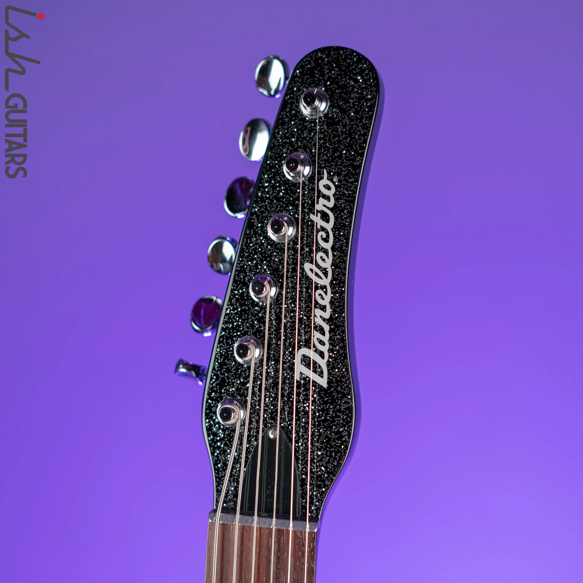 Danelectro ‘56 Baritone Black Metal Flake - Image 6