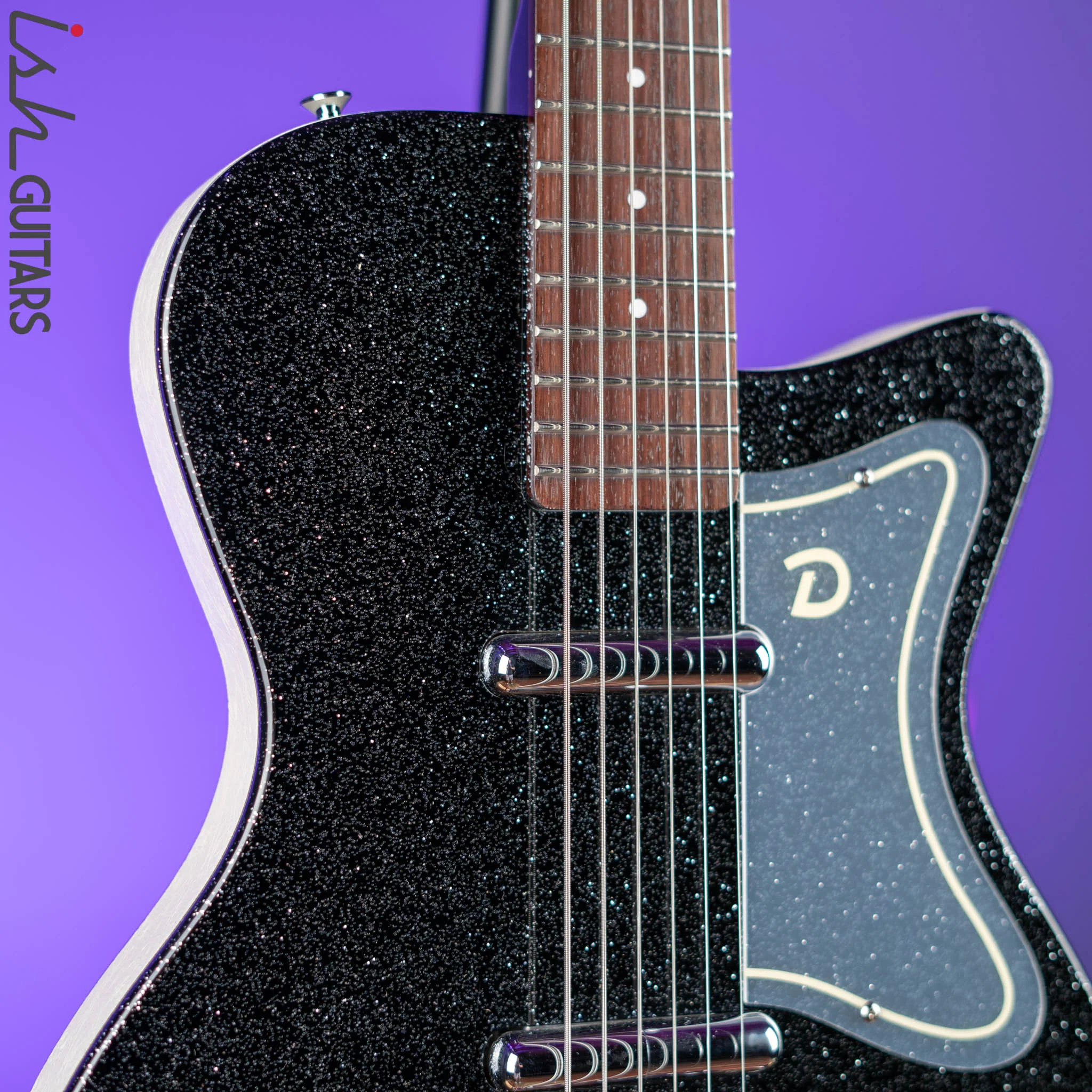 Danelectro ‘56 Baritone Black Metal Flake - Image 3