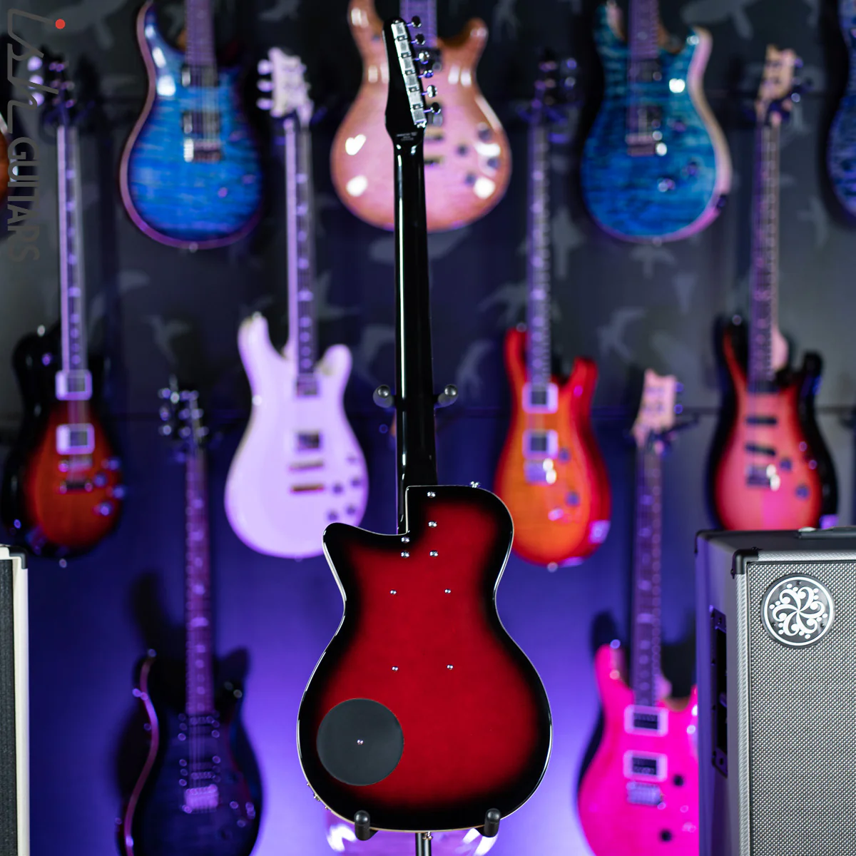 Danelectro 56 Singlecut Baritone Red Burst - Image 8