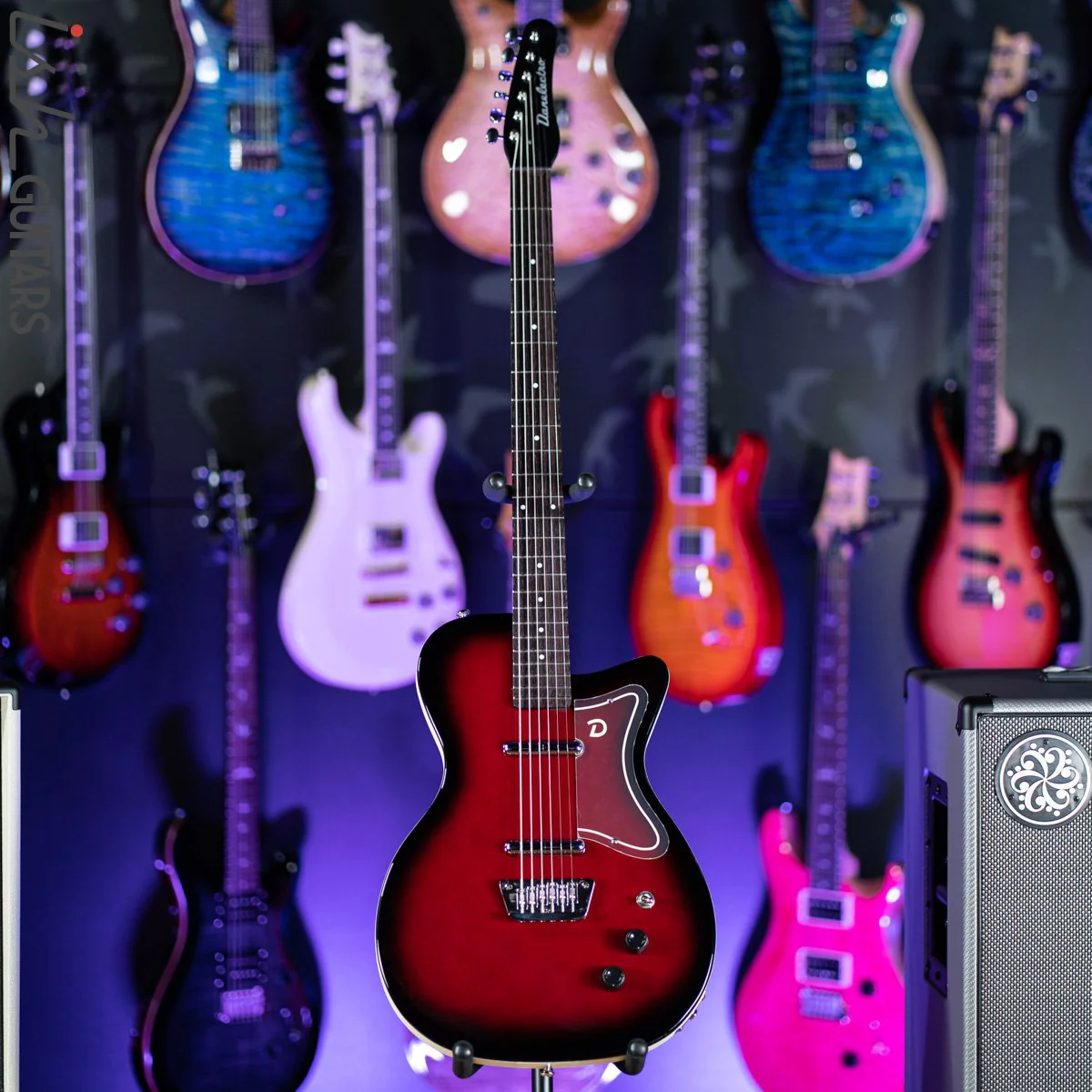 Danelectro 56 Singlecut Baritone Red Burst - Image 2