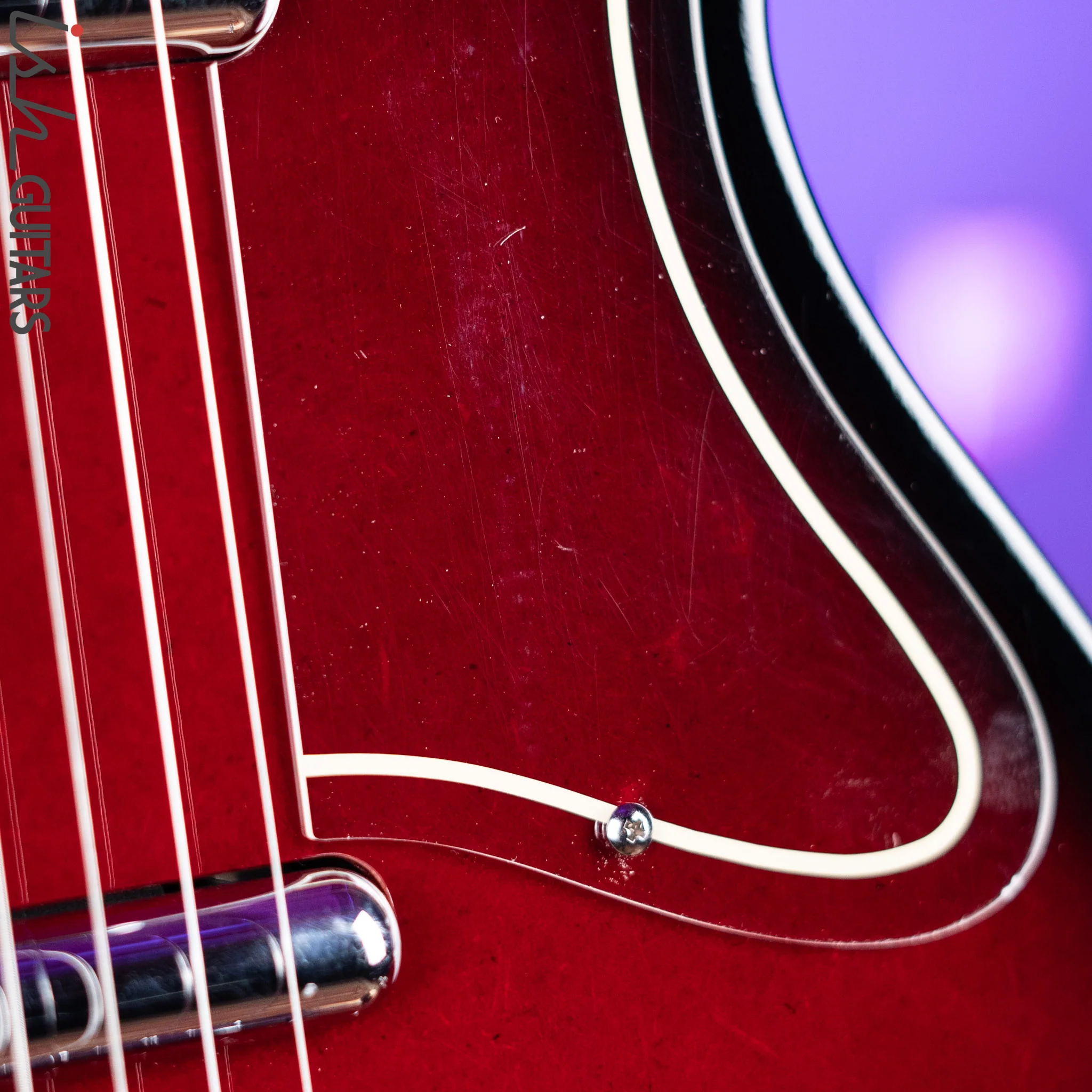 Danelectro '56 Singlecut Baritone Red Burst DEMO - Image 11