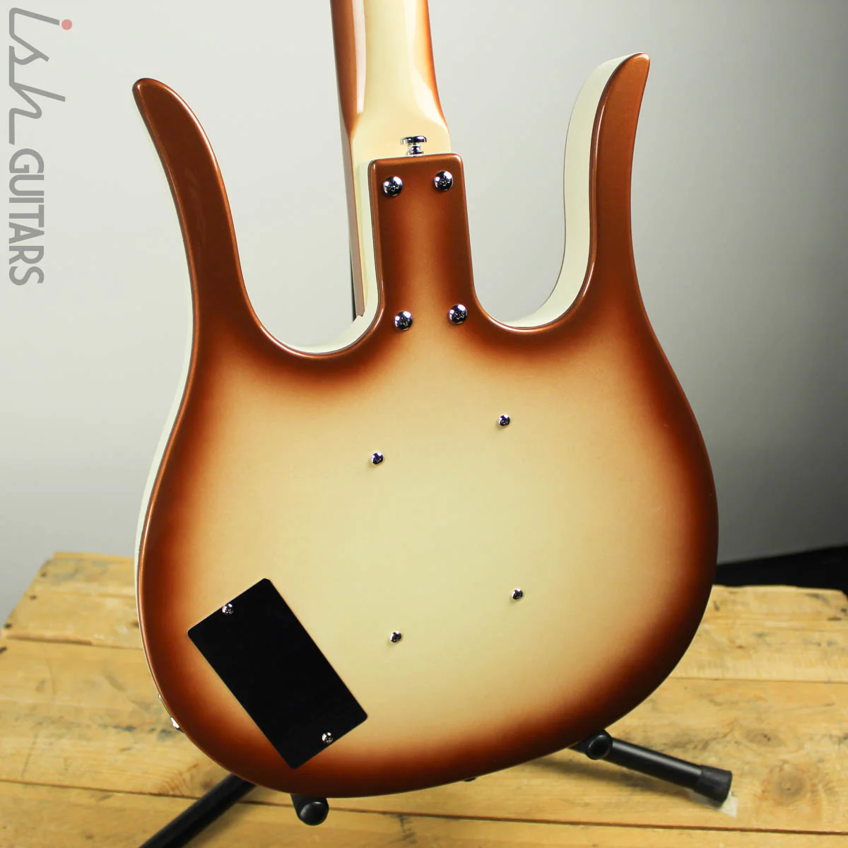 Danelectro '58 Longhorn Bass Guitar Copper Burst - Image 7