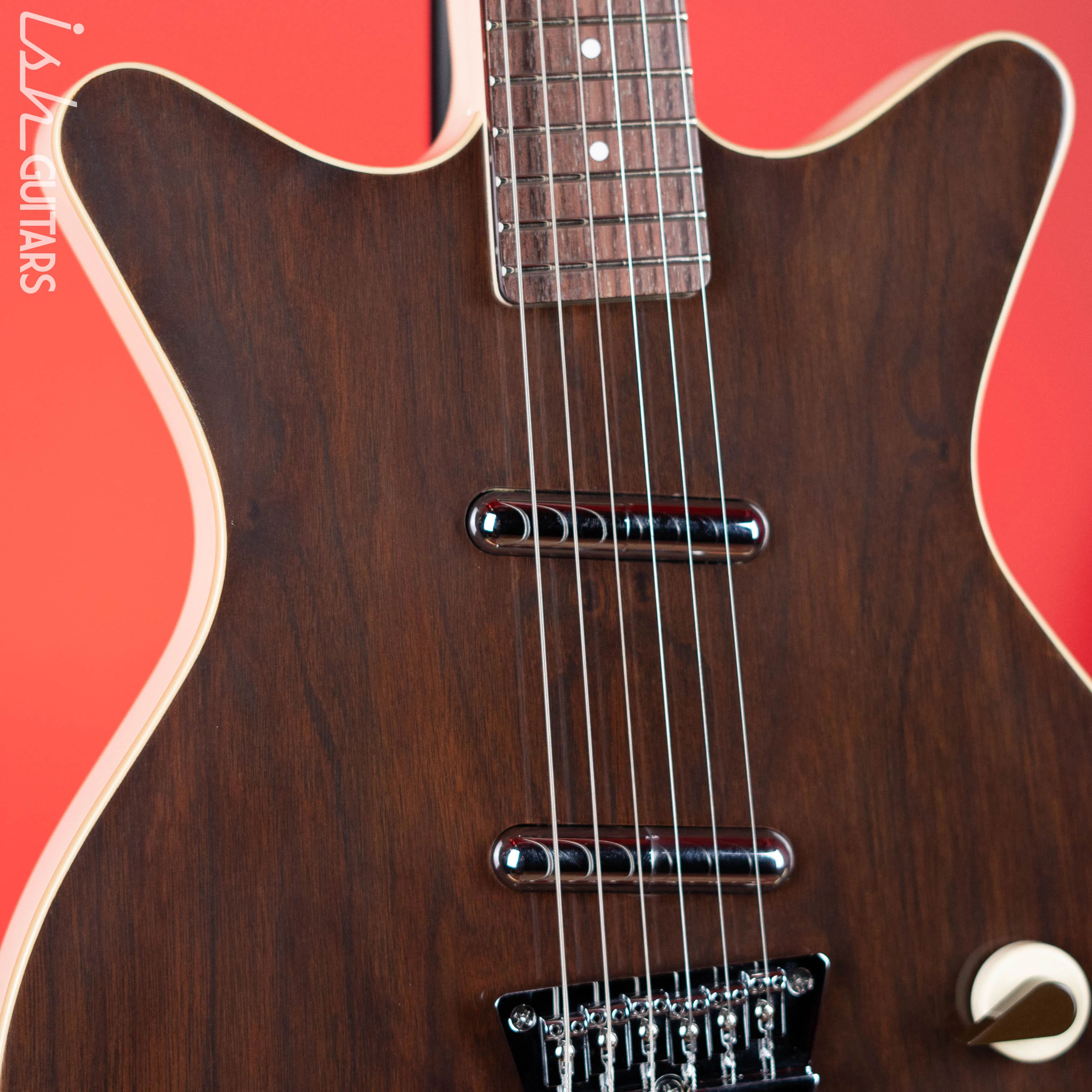Danelectro '59 Electric Guitar Divine Dark Walnut - Demo - Image 3