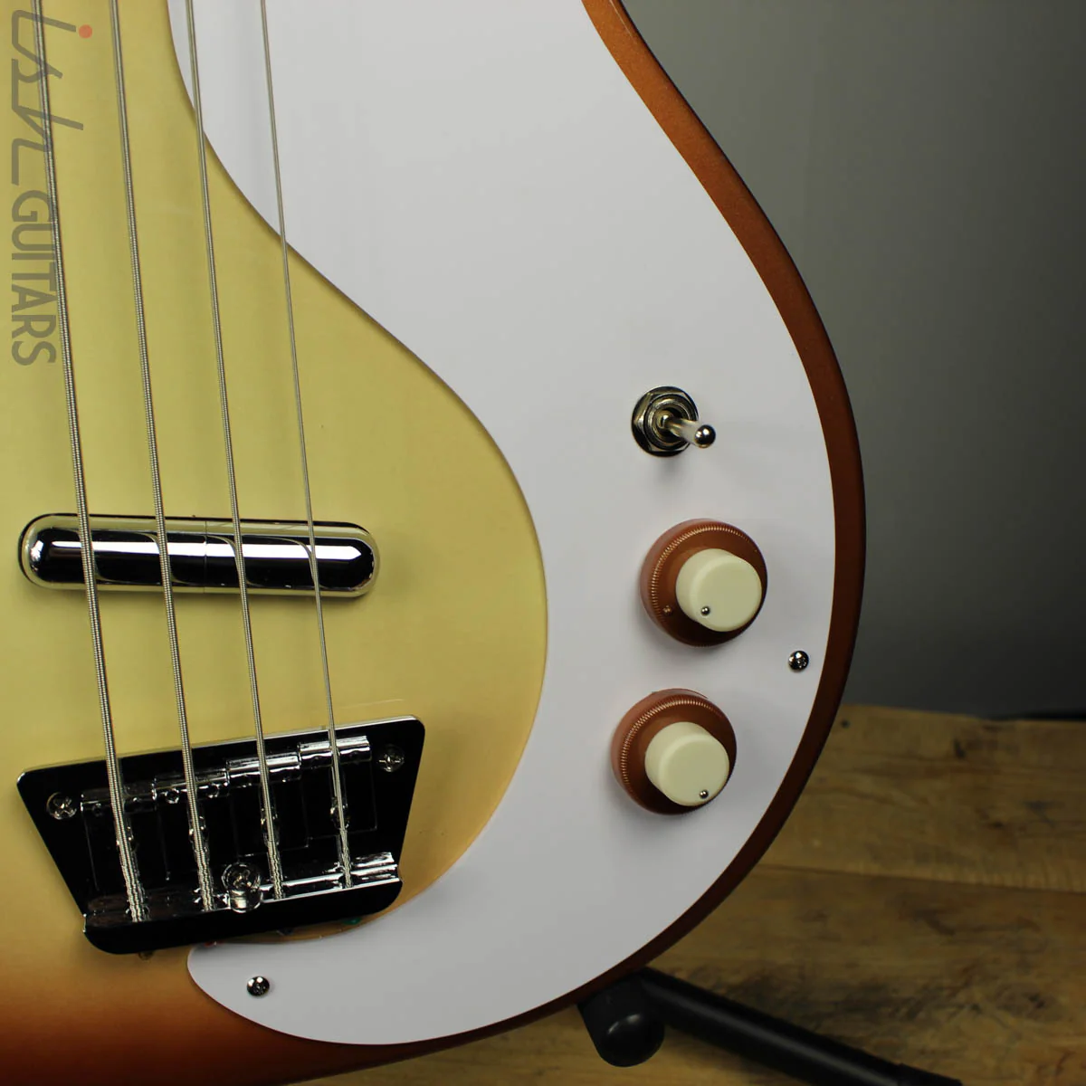 Danelectro 59DC Long Scale Bass Guitar Copper Burst - Image 3
