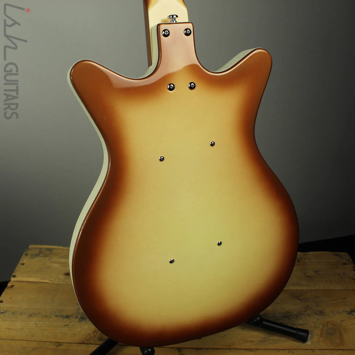 Danelectro 59DC Long Scale Bass Guitar Copper Burst - Image 7