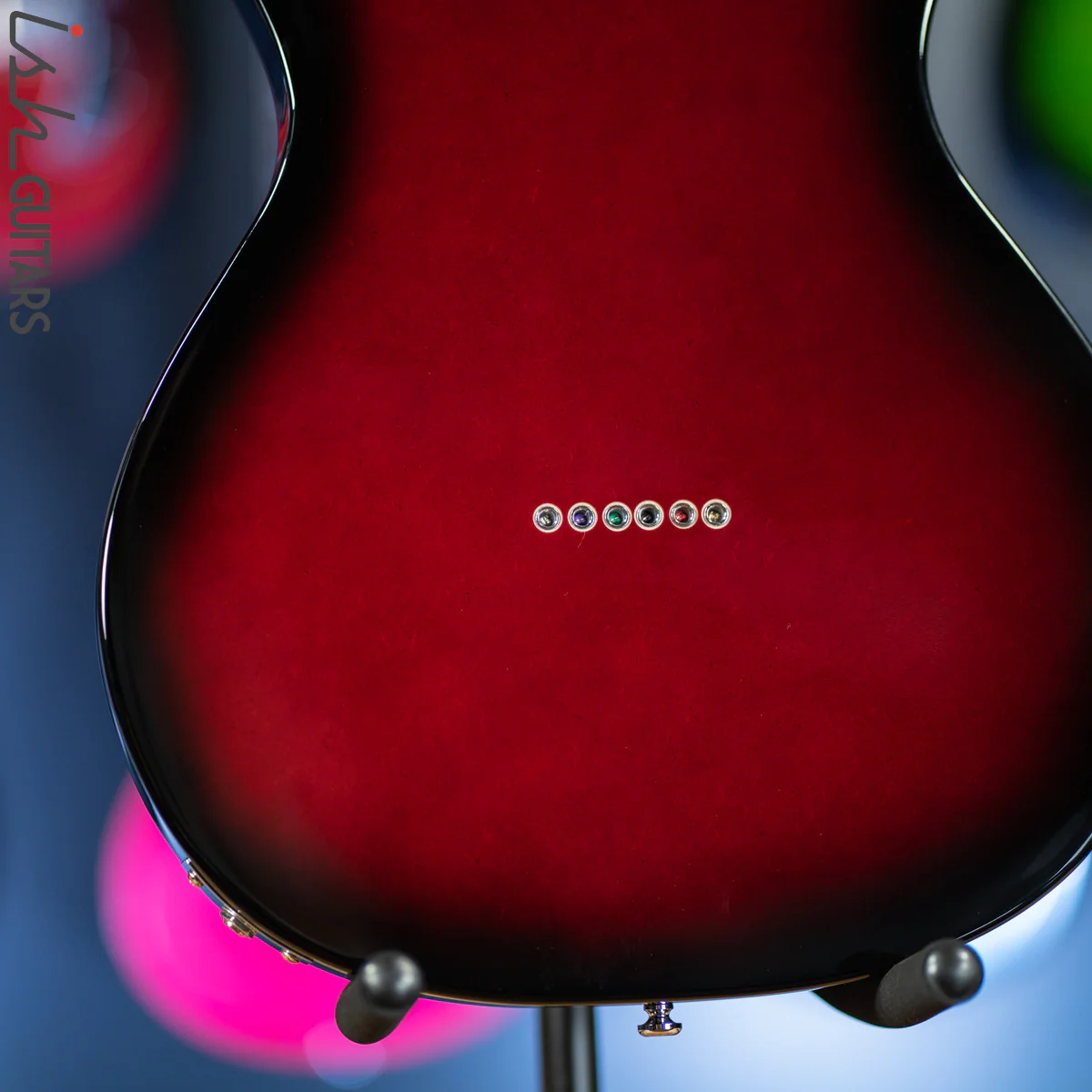 Danelectro 59x12 12-String Electric Guitar Red Burst - Image 10