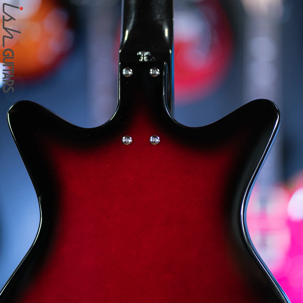 Danelectro 59x12 12-String Electric Guitar Red Burst - Image 9