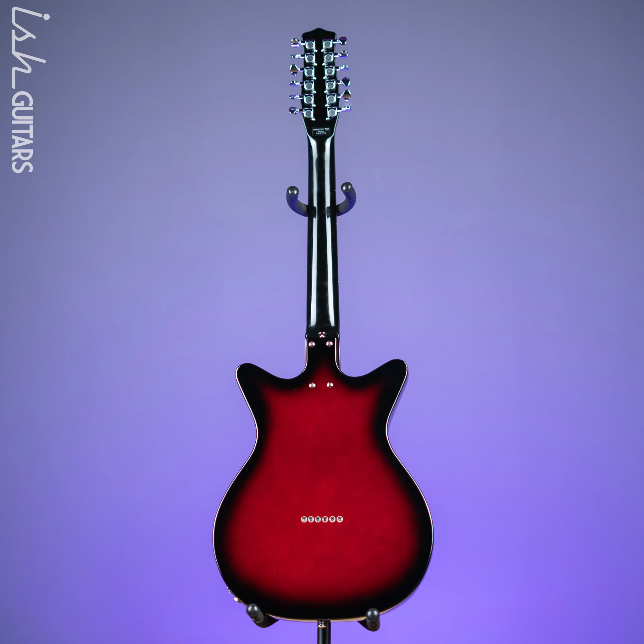 Danelectro 59x12 12-String Electric Guitar Red Burst Demo - Image 6