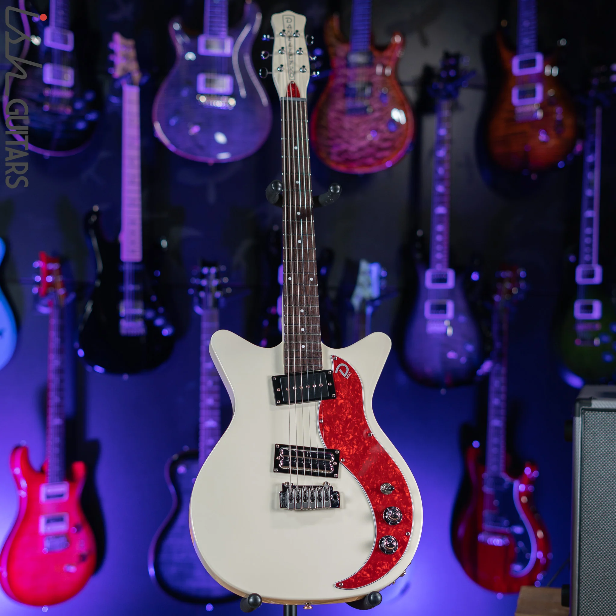 Danelectro '59XT Electric Guitar Vintage Cream Demo - Image 2
