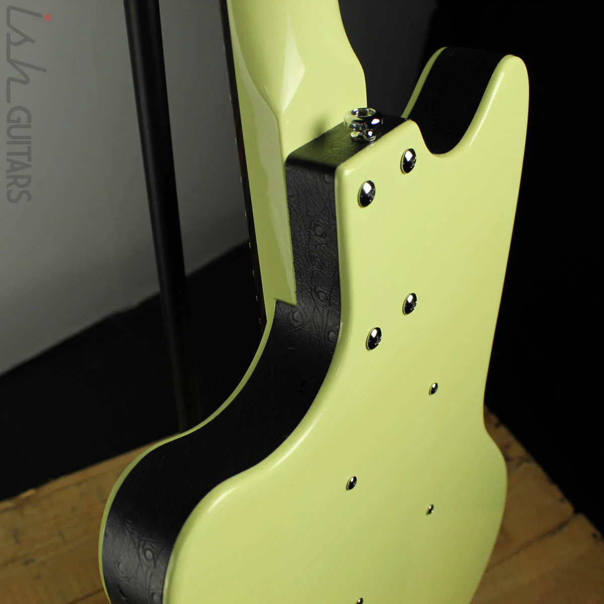 Danelectro '67 Reissue Dano Yellow Solidbody Guitar - Image 9