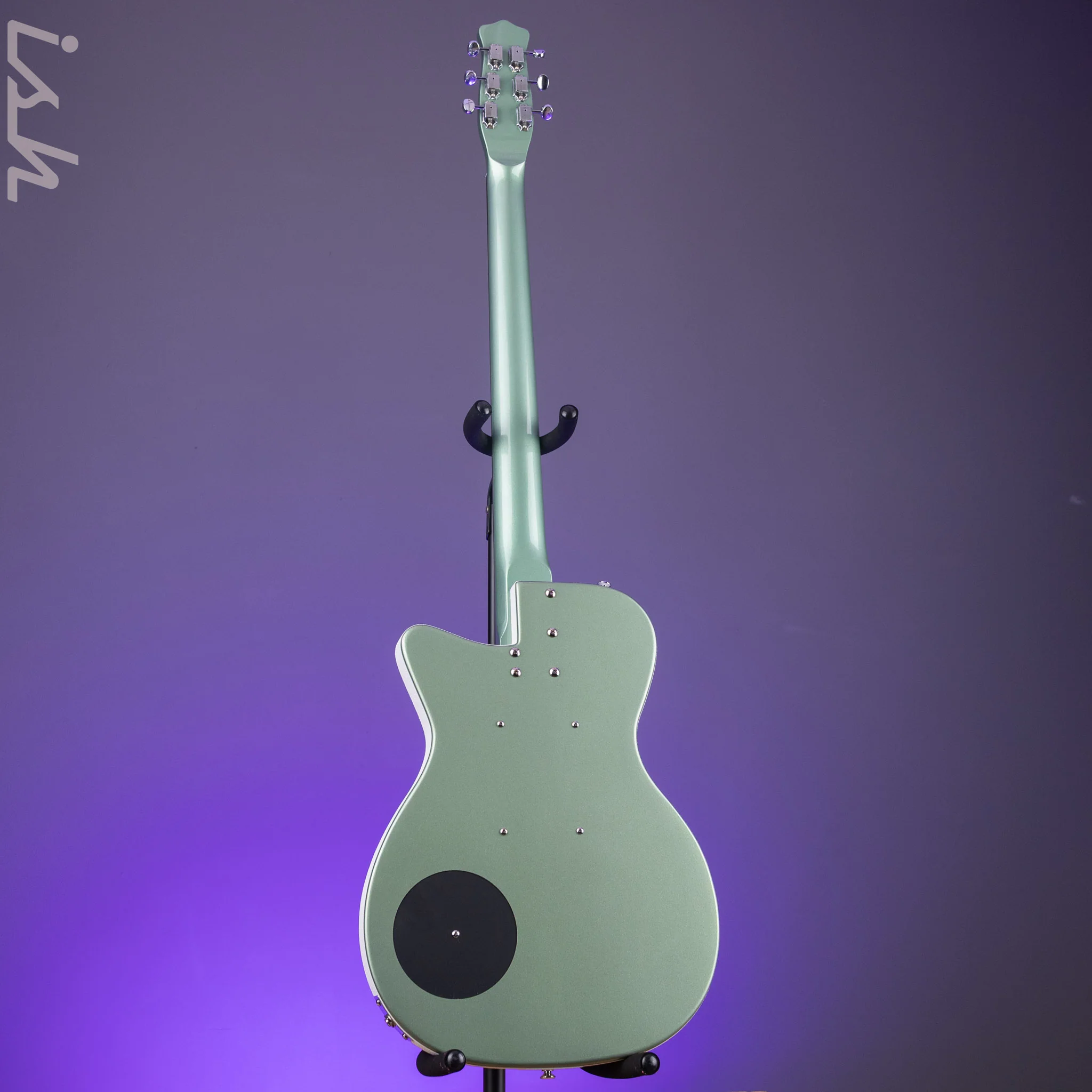 Danelectro D-56 Baritone Electric Guitar Olive Metallic *Ish Guitars Exclusive* - Image 7