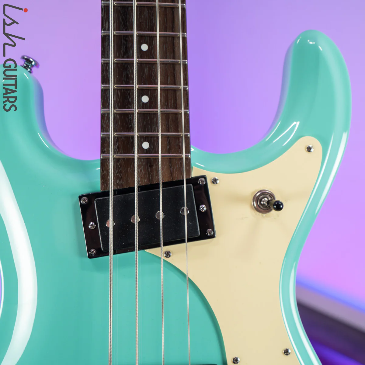 Danelectro D64 Bass Aqua Seafoam Prototype - Image 3