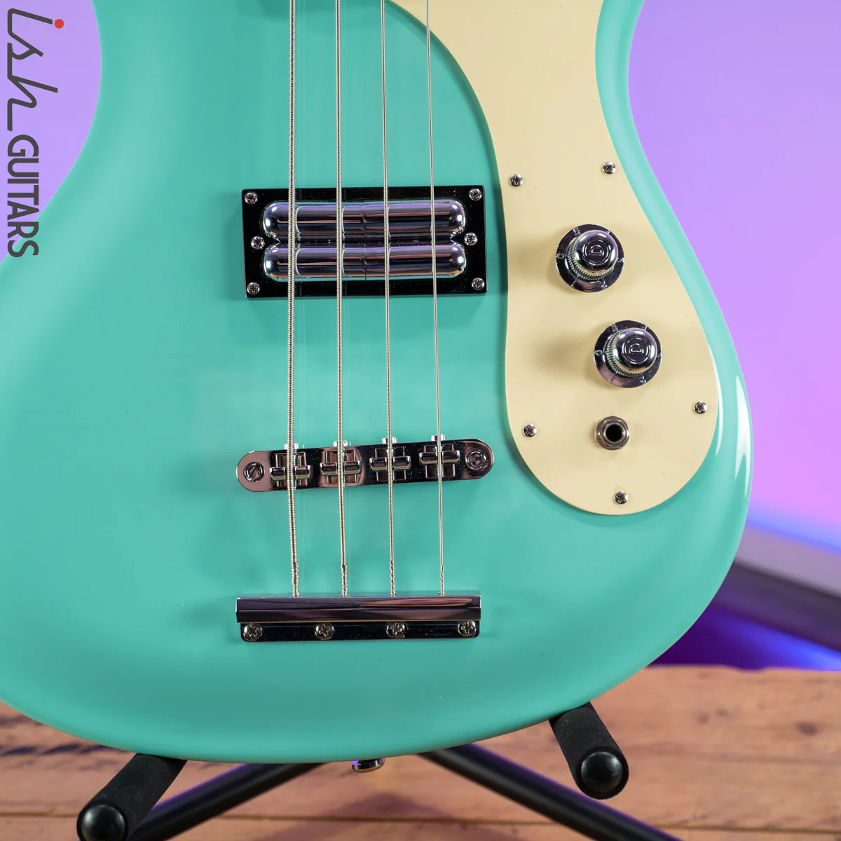 Danelectro D64 Bass Aqua Seafoam Prototype - Image 4