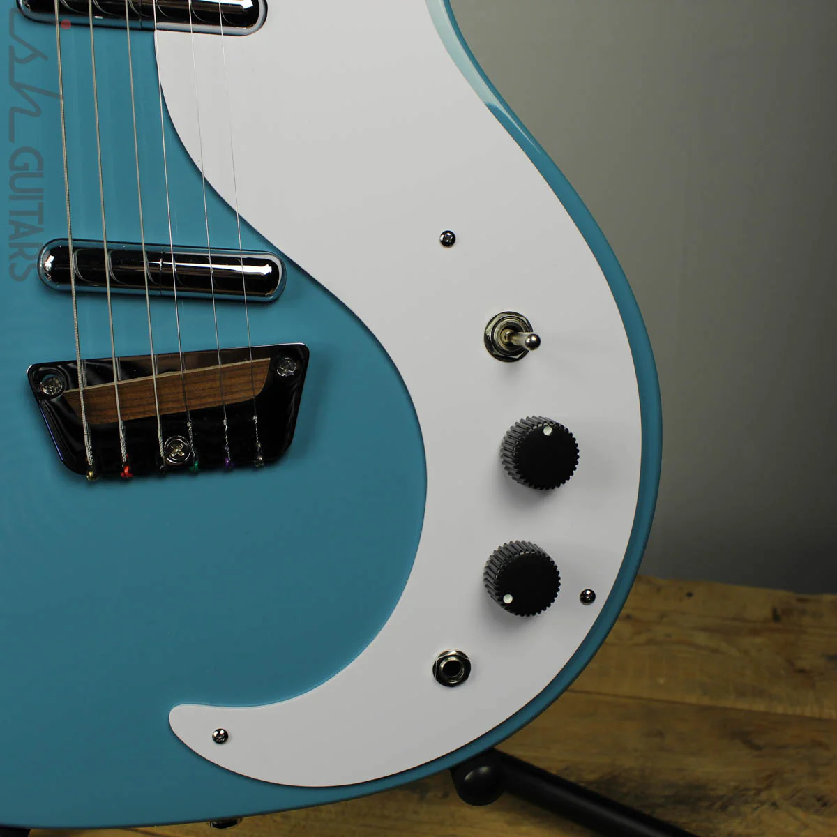 Danelectro Stock 59 Aquamarine Electric Guitar (DEMO VIDEO) - Image 3