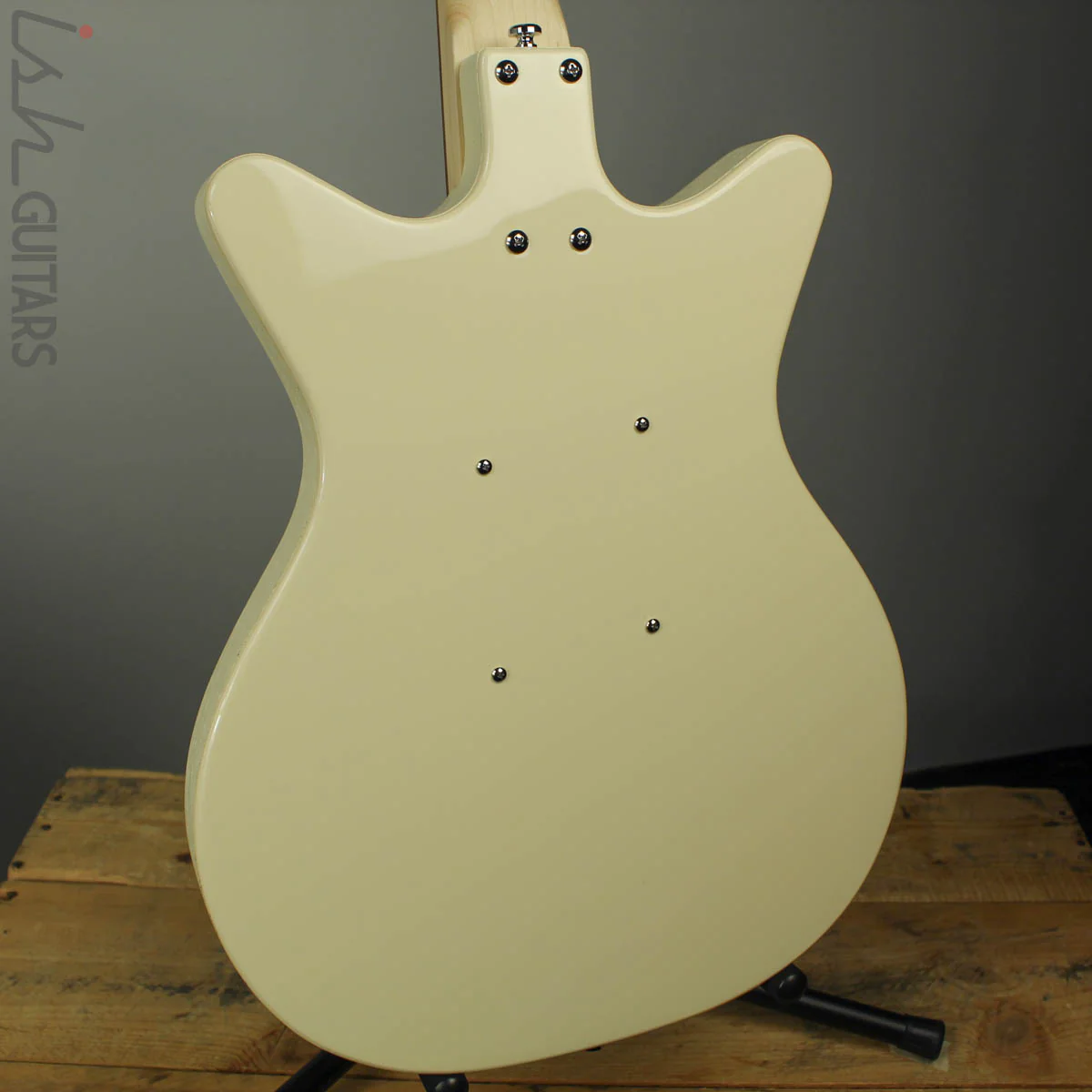 Danelectro Stock 59 Cream Solidbody Electric Guitar (DEMO VIDEO) - Image 6