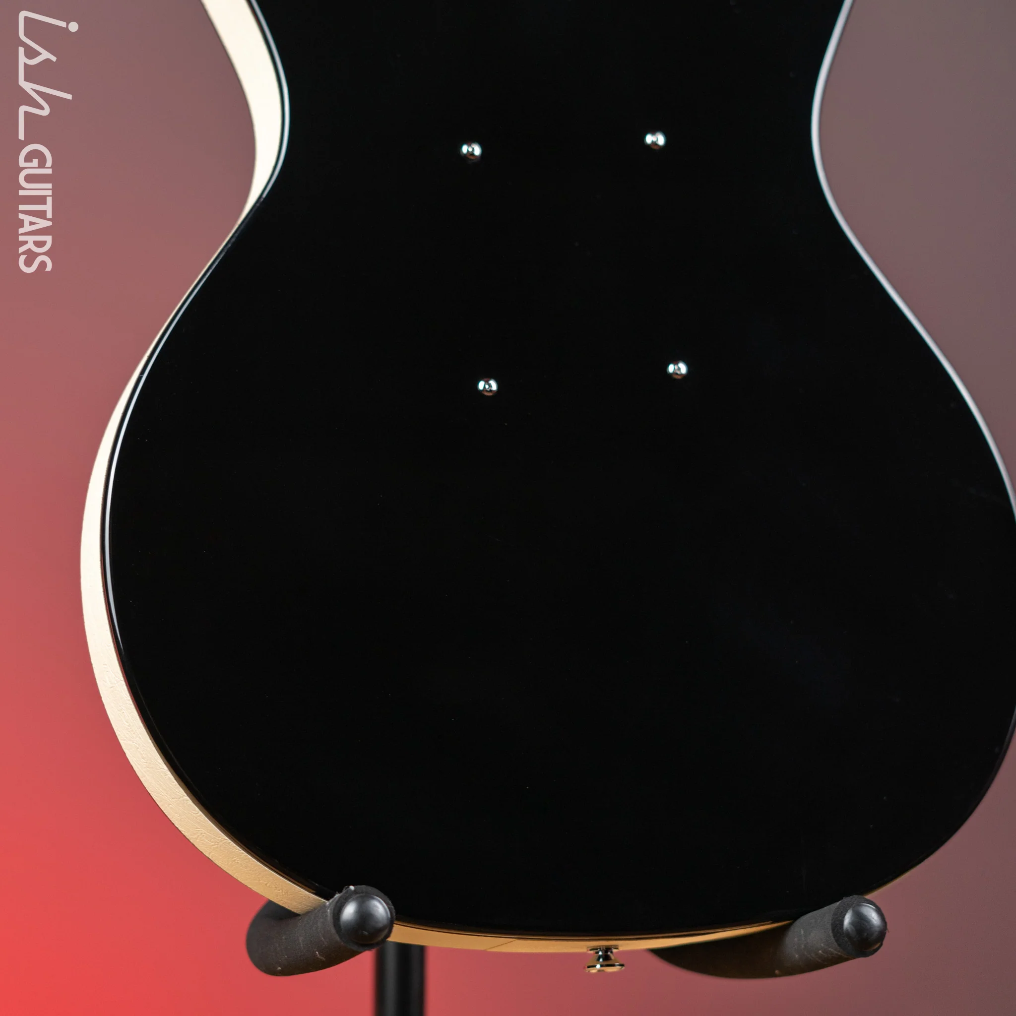 Danelectro Stock '59 Electric Guitar Black - Image 9
