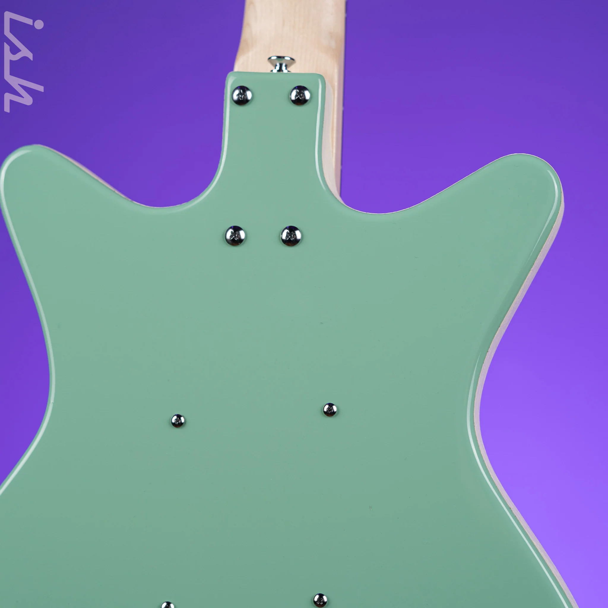 Danelectro Stock '59 Electric Guitar Vintage Aqua - Image 8