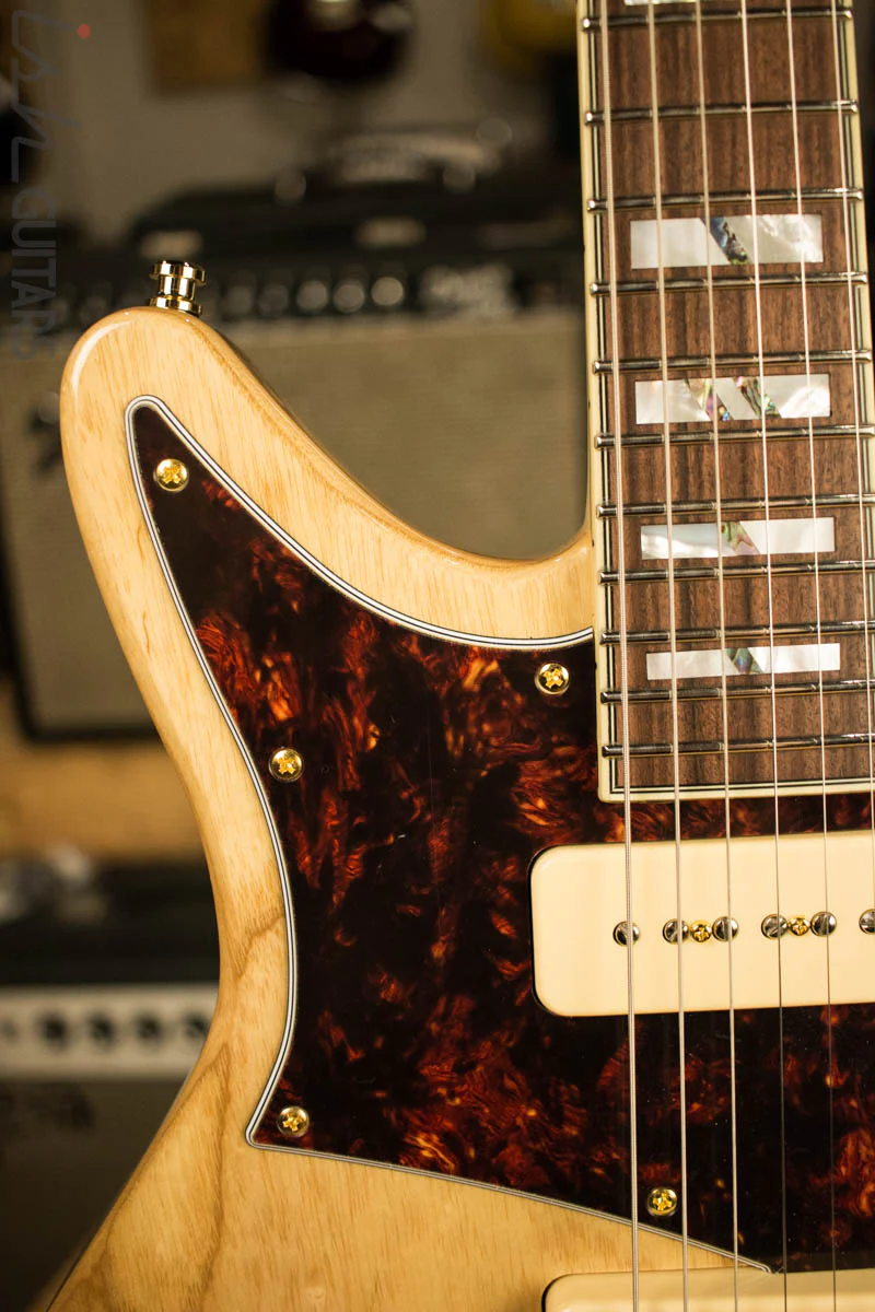 D'Angelico Deluxe Bedford Swamp Ash Electric Natural Finish - Image 3