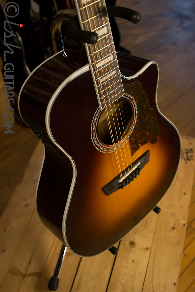 D'angelico Premier Fulton 12 String Acoustic Electric Guitar - Image 6
