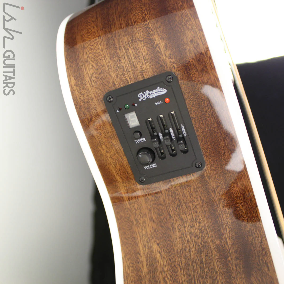 D'angelico Premier Gramercy Natural Acoustic Electric Guitar DAPG200 Natural - Image 6
