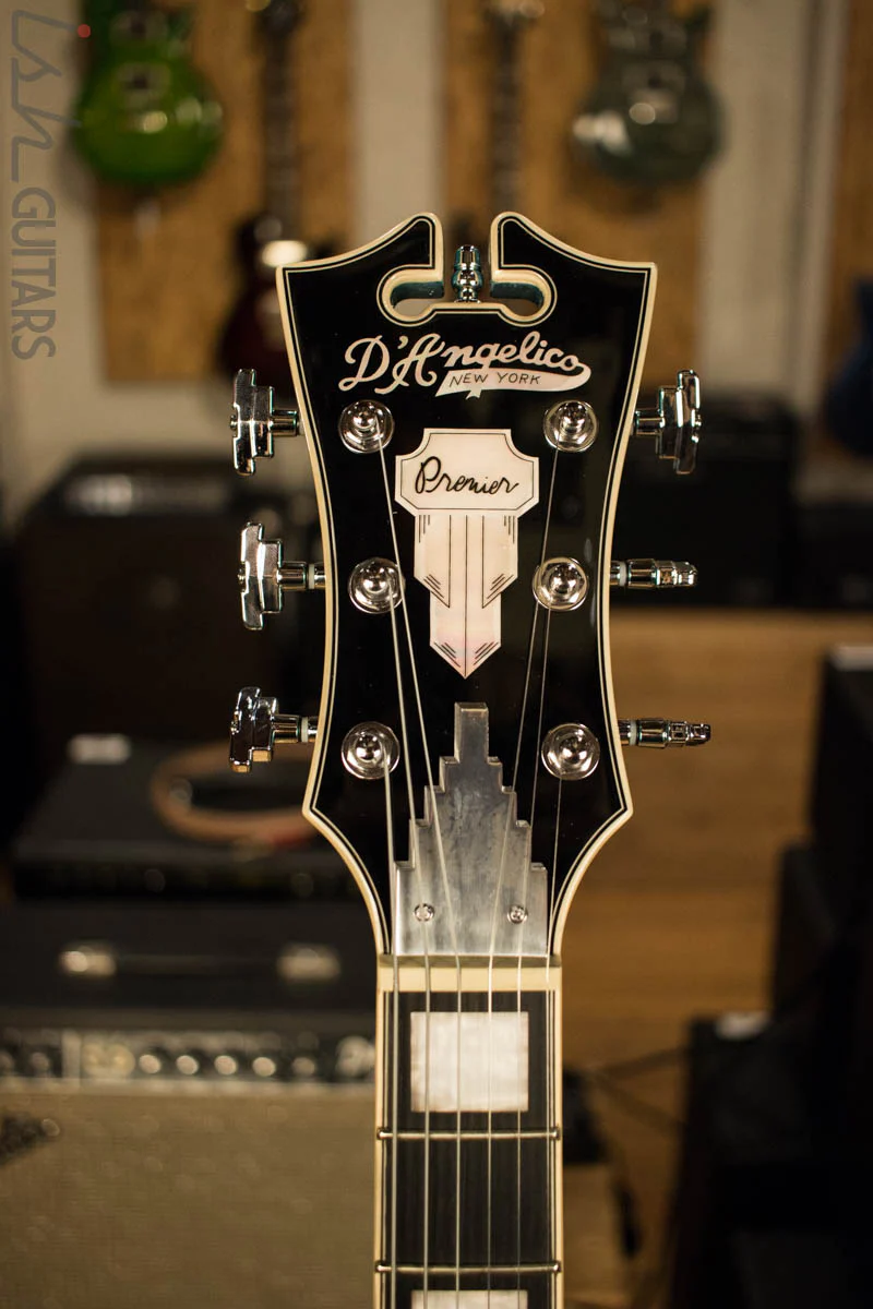 D'Angelico Premier Series SS Semi-Hollowbody Electric Guitar with Stairstep Tailpiece Ocean Turquoise - Image 5