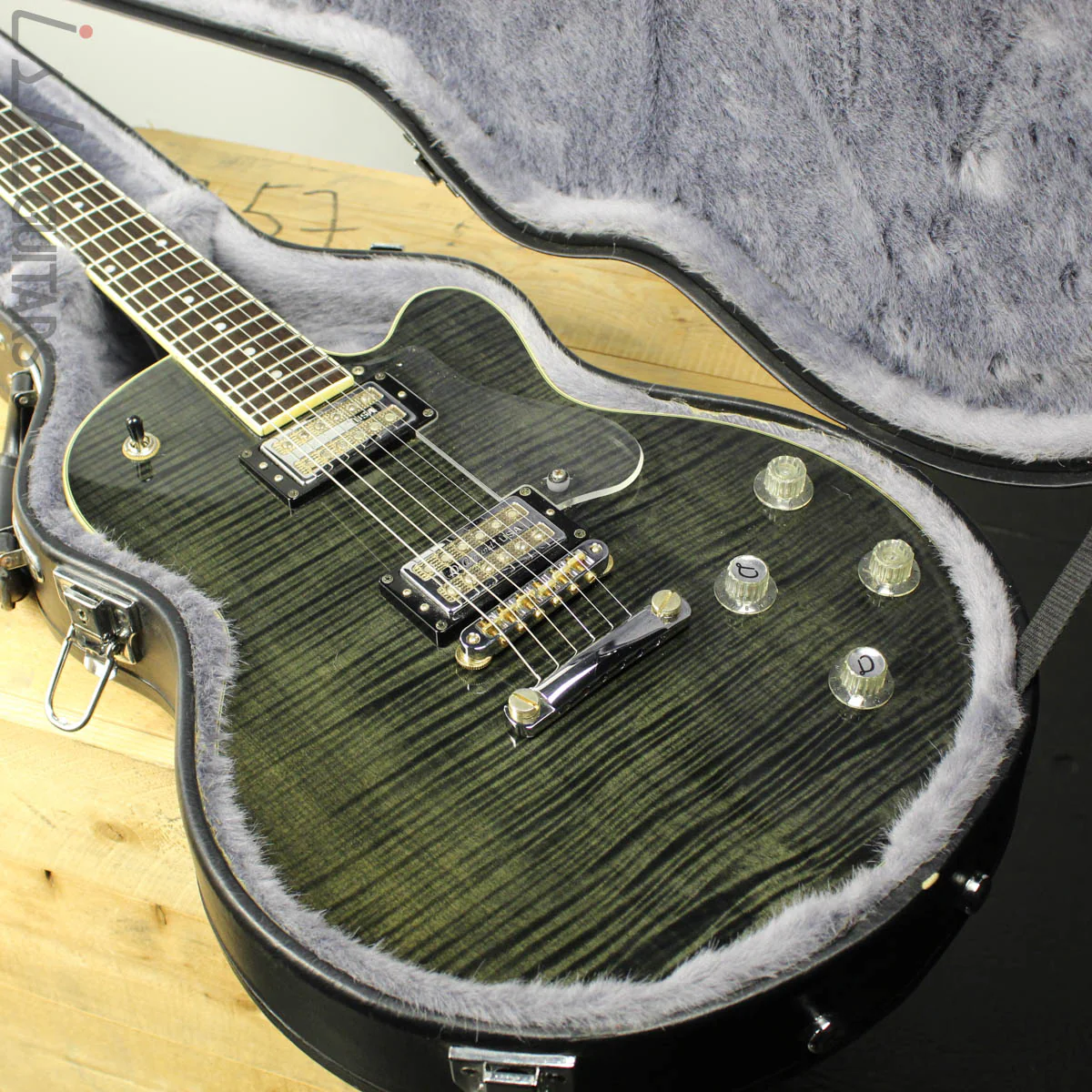 2001 DeArmond M-72 Transparent Black Flame Top - Image 14