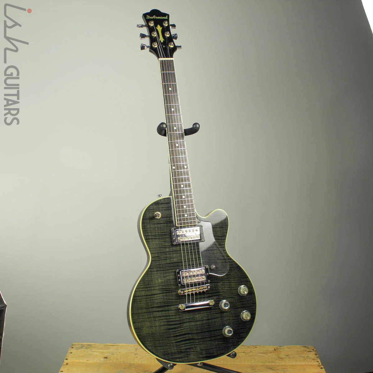2001 DeArmond M-72 Transparent Black Flame Top - Image 2