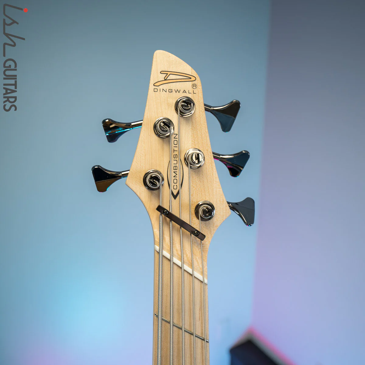 Dingwall 10th Anniversary Combustion 5-String 2 PUP Amethystburst Maple Fretboard - Image 6