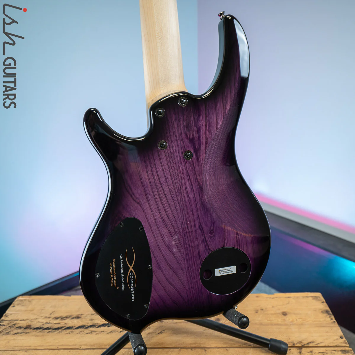 Dingwall 10th Anniversary Combustion 5-String 2 PUP Amethystburst Maple Fretboard - Image 8