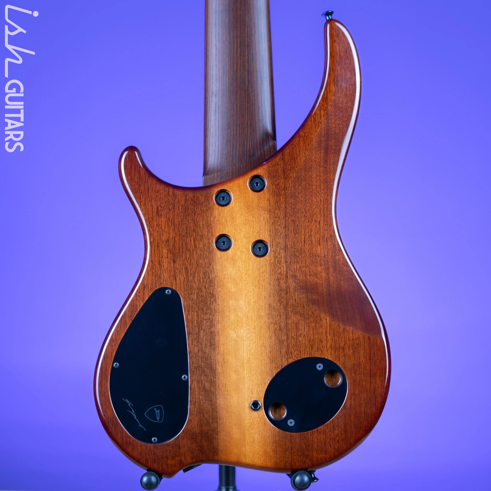 Dingwall Afterburner II 6-String Bass Natural Chambered Walnut NAMM 2022 - Image 9
