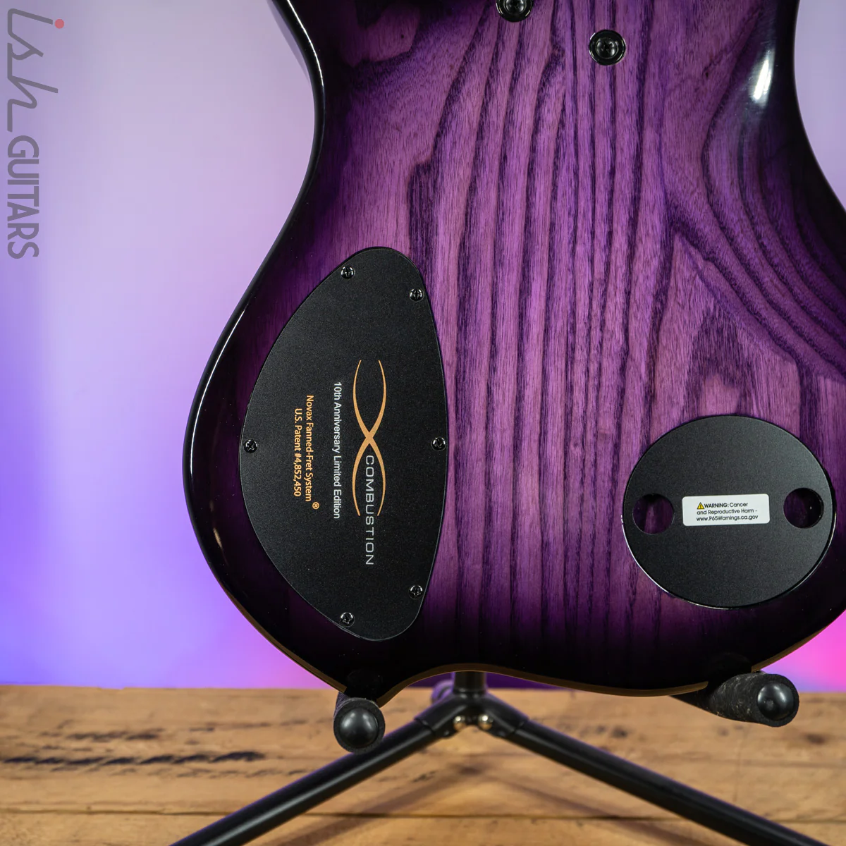 Dingwall 10th Anniversary Combustion 5-String 3 PUP Amethystburst Pau Ferro Fretboard - Image 11