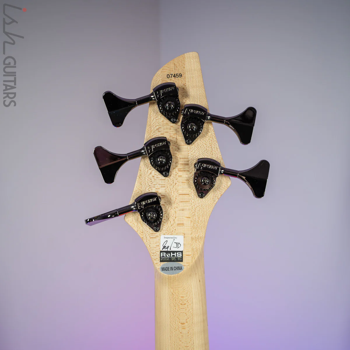 Dingwall 10th Anniversary Combustion 5-String 3 PUP Amethystburst Pau Ferro Fretboard - Image 12