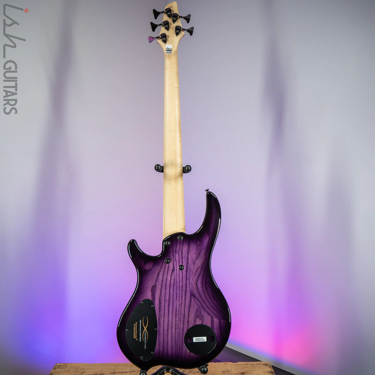 Dingwall 10th Anniversary Combustion 5-String 3 PUP Amethystburst Pau Ferro Fretboard - Image 8