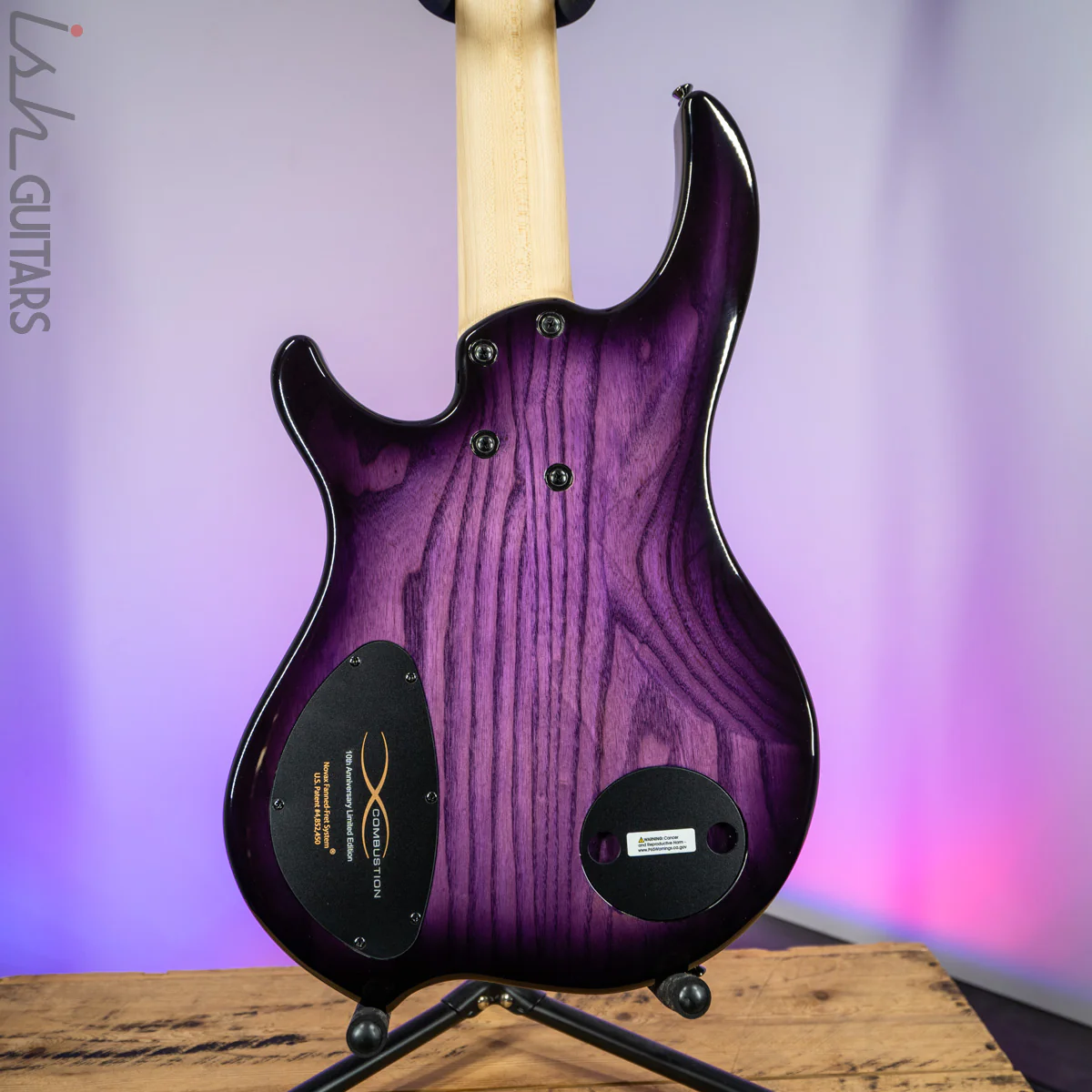 Dingwall 10th Anniversary Combustion 5-String 3 PUP Amethystburst Pau Ferro Fretboard - Image 9
